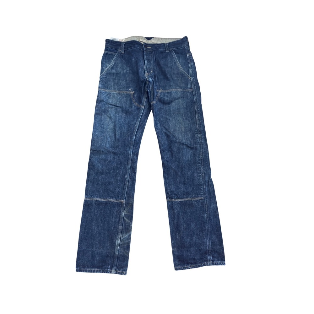 Levi's Men's Straight Jeans in Dark Blue Denim